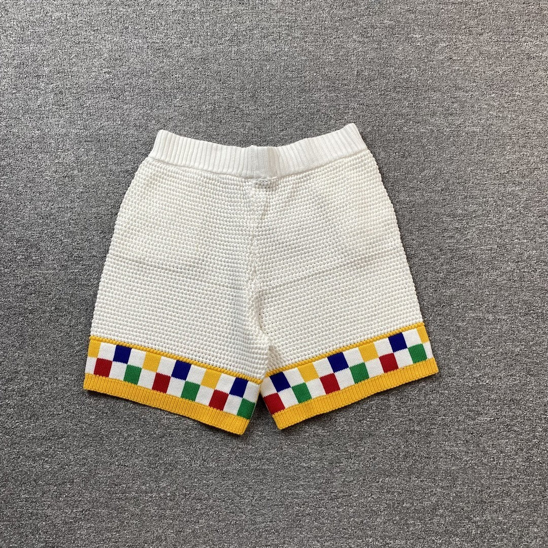 Conjunto Casablanca Crochet Blanco Amarillo