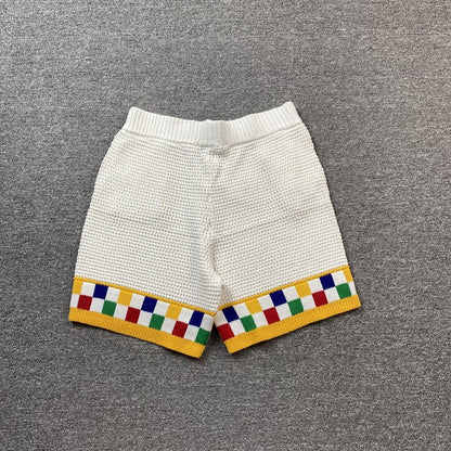 Conjunto Casablanca Crochet Blanco Amarillo