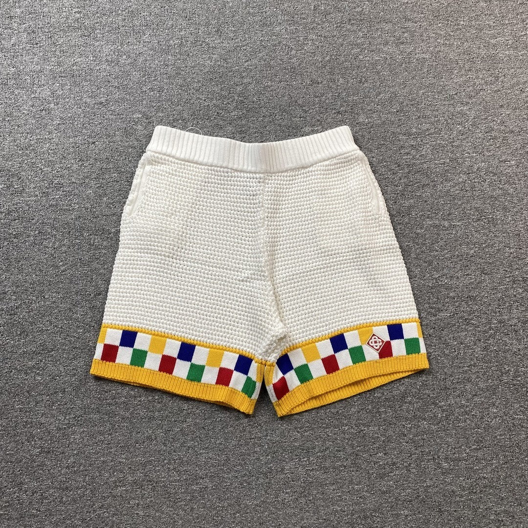 Conjunto Casablanca Crochet Blanco Amarillo