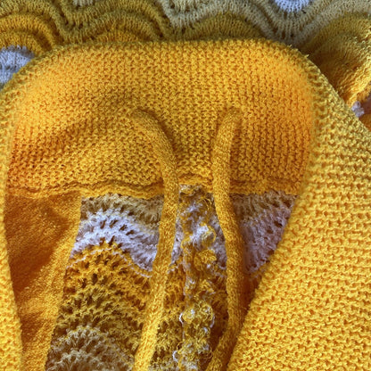 Conjunto Casablanca Crochet Amarillo