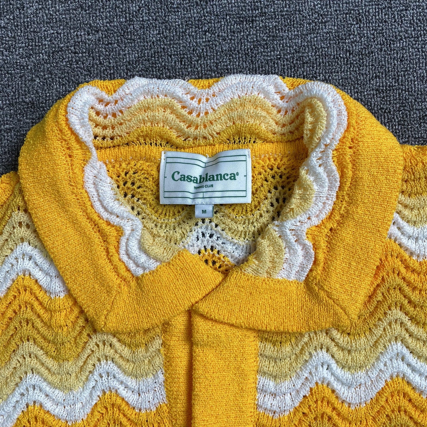 Conjunto Casablanca Crochet Amarillo