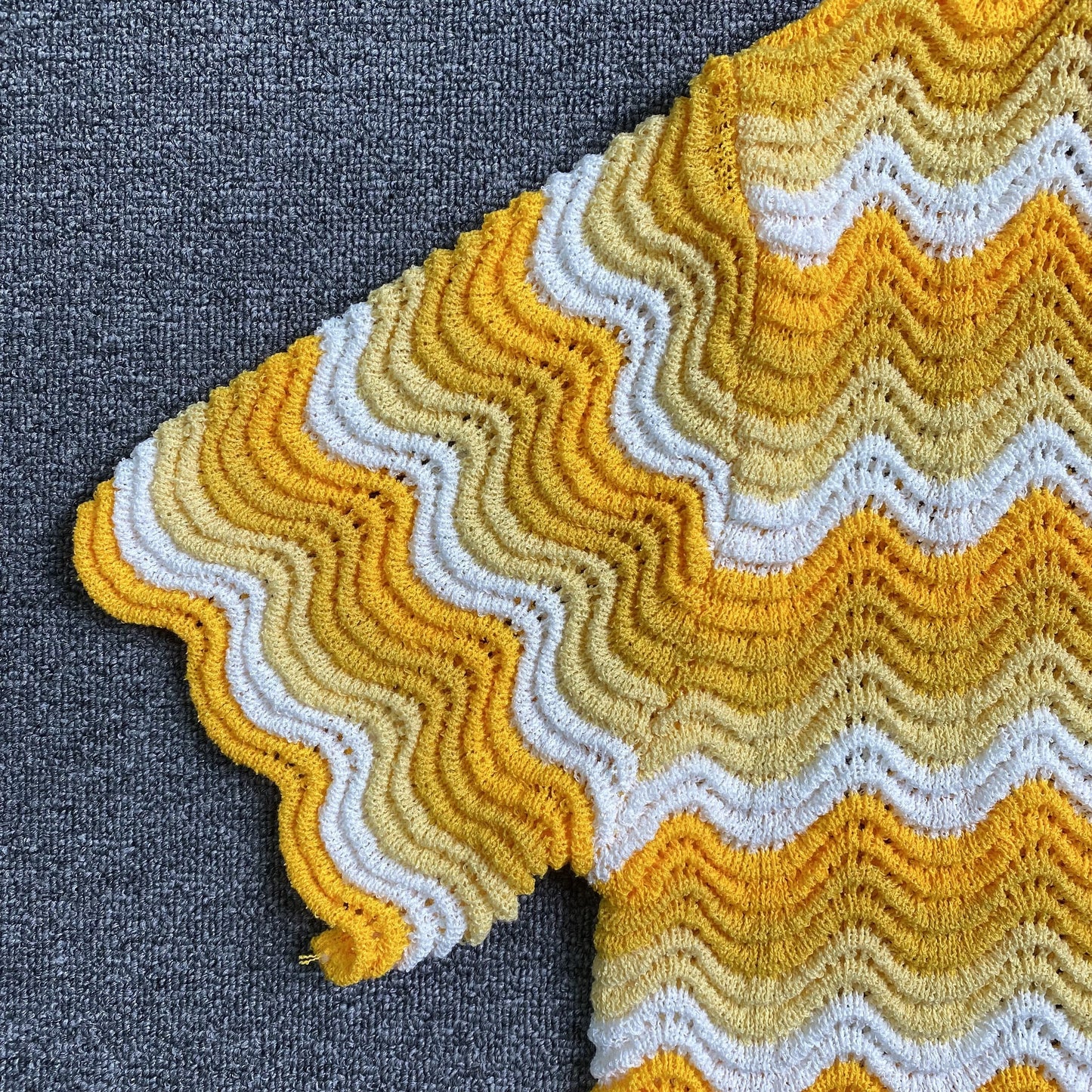 Conjunto Casablanca Crochet Amarillo