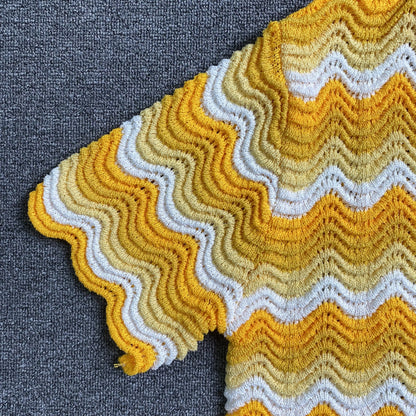 Conjunto Casablanca Crochet Amarillo