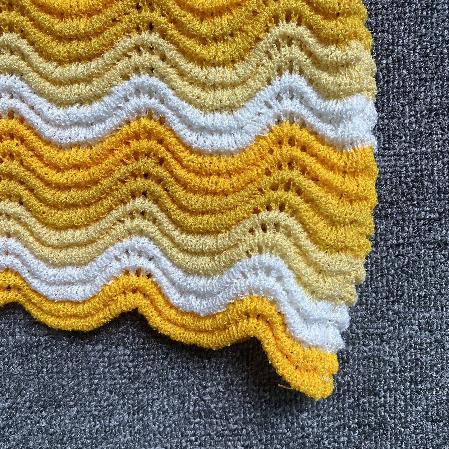 Conjunto Casablanca Crochet Amarillo
