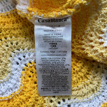 Conjunto Casablanca Crochet Amarillo