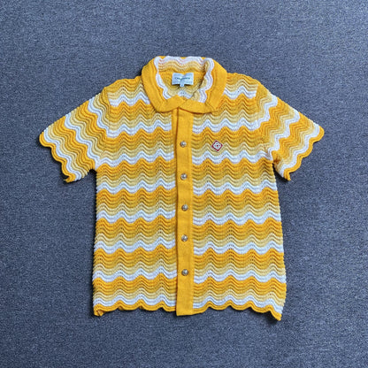 Conjunto Casablanca Crochet Amarillo