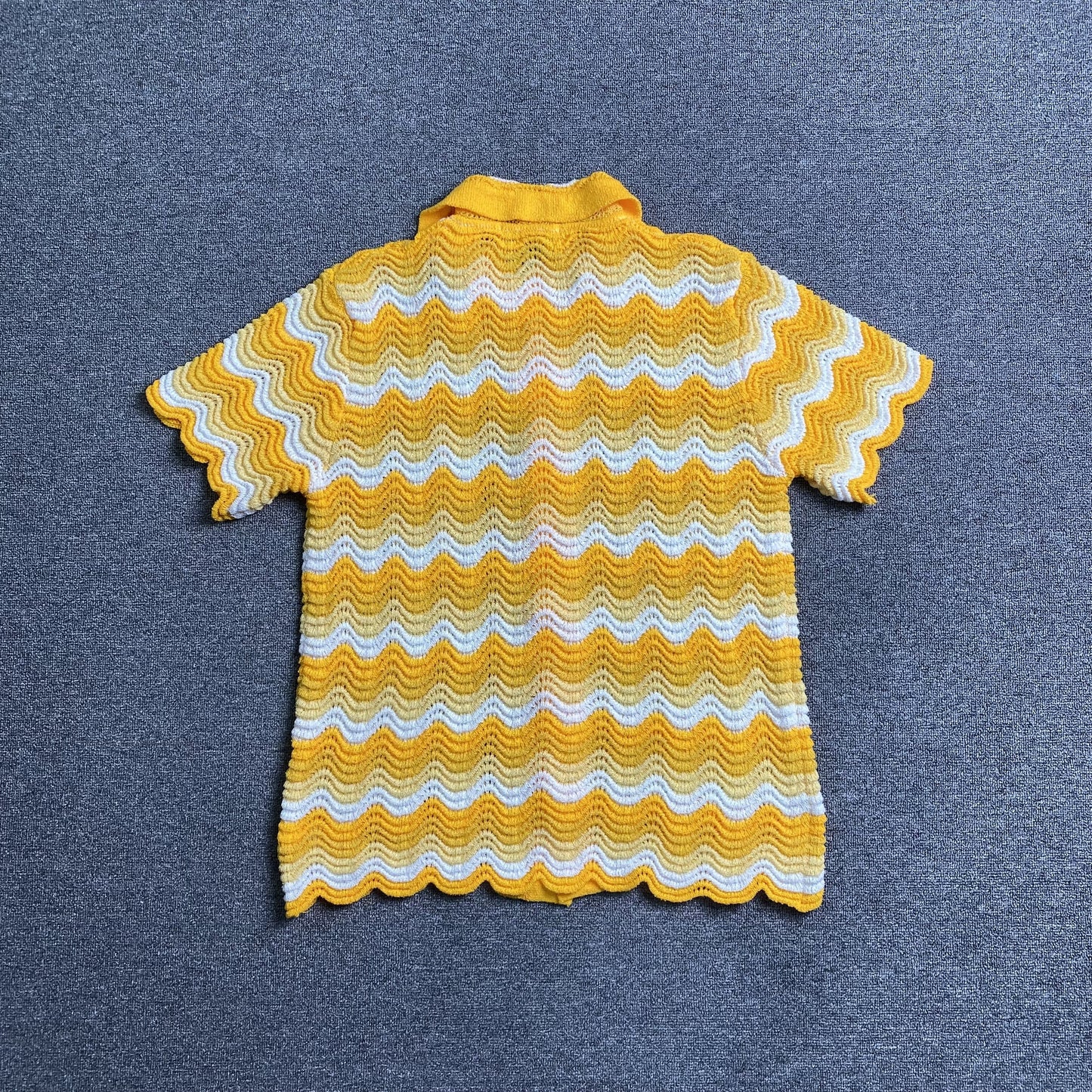 Conjunto Casablanca Crochet Amarillo