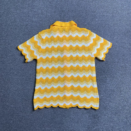 Conjunto Casablanca Crochet Amarillo