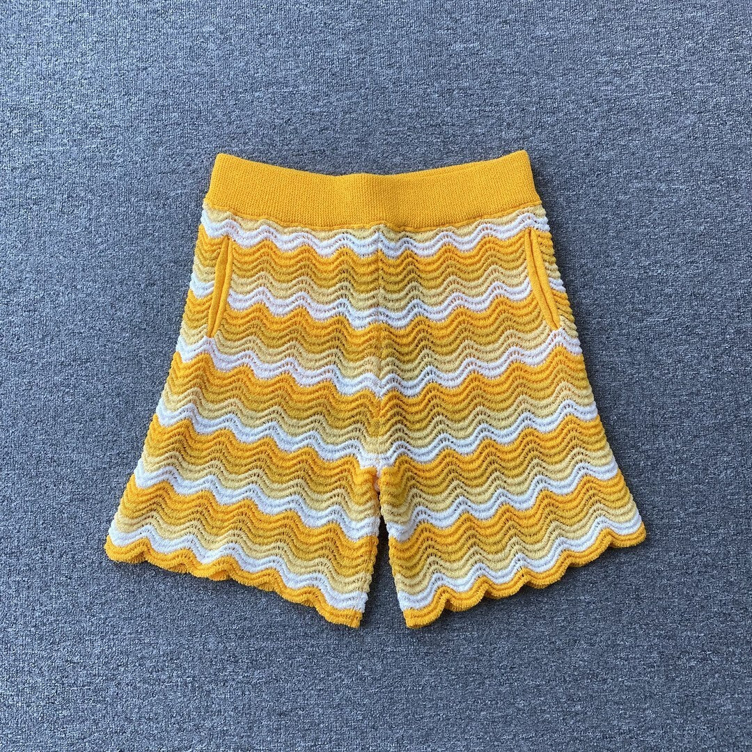 Conjunto Casablanca Crochet Amarillo