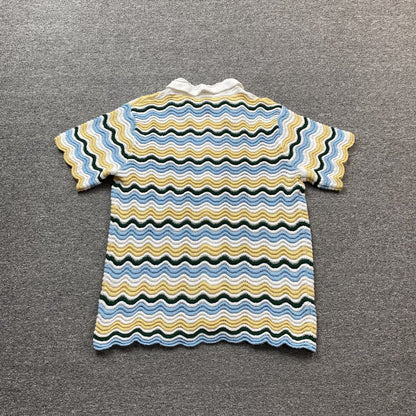 Conjunto Casablanca Crochet Amarillo Azul