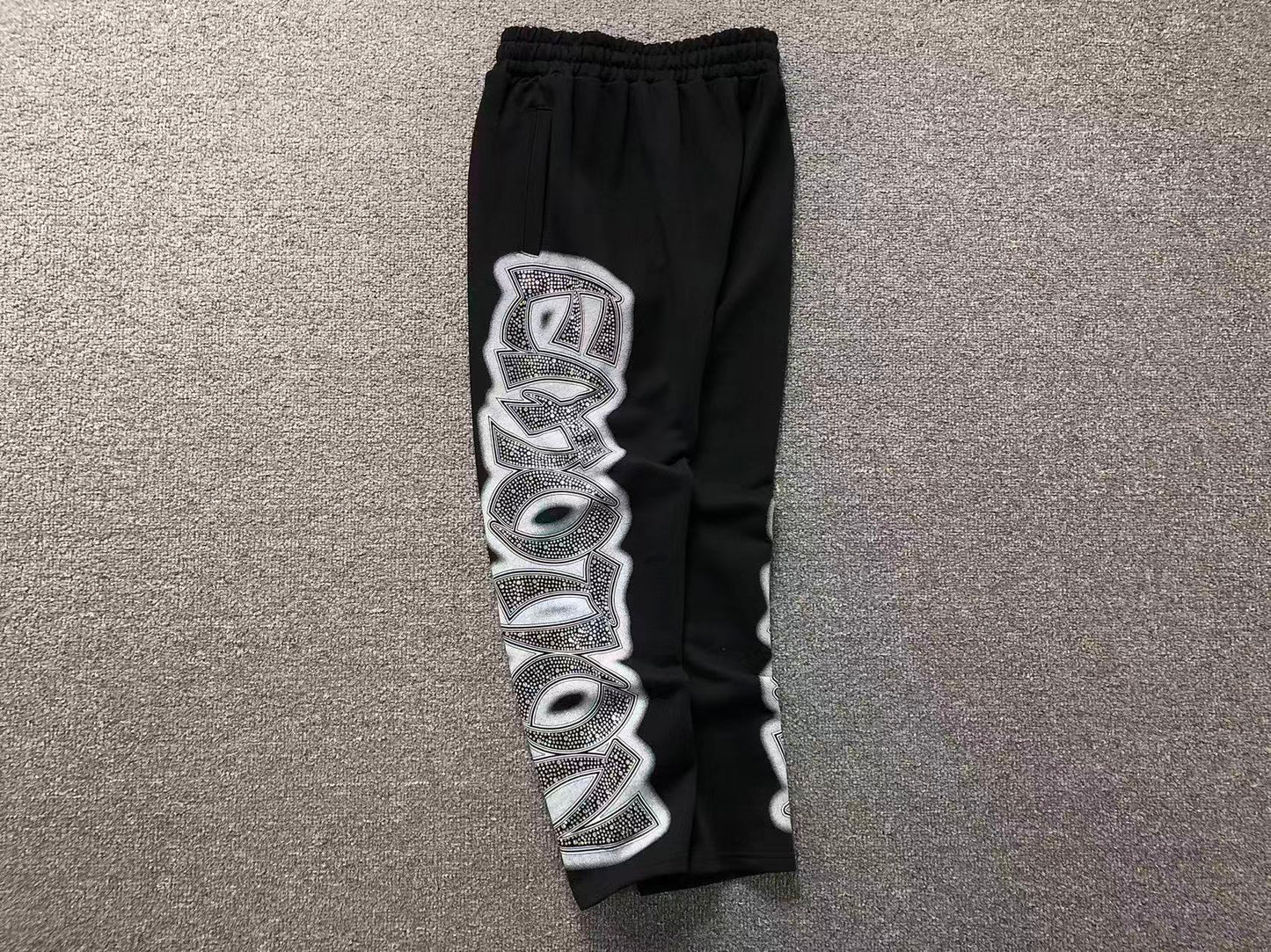Pantalón Mixed Emotion Midnight Rhinestone Negro