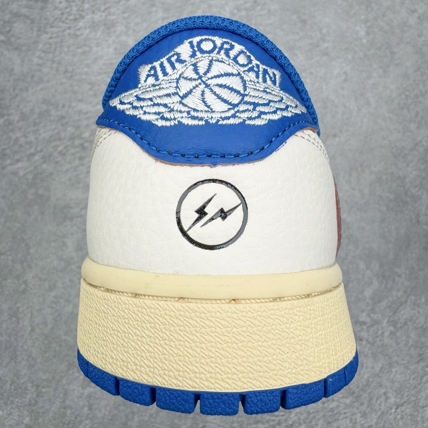 Jordan 1 Low Fragment X Travis Scott Sail Military Blue