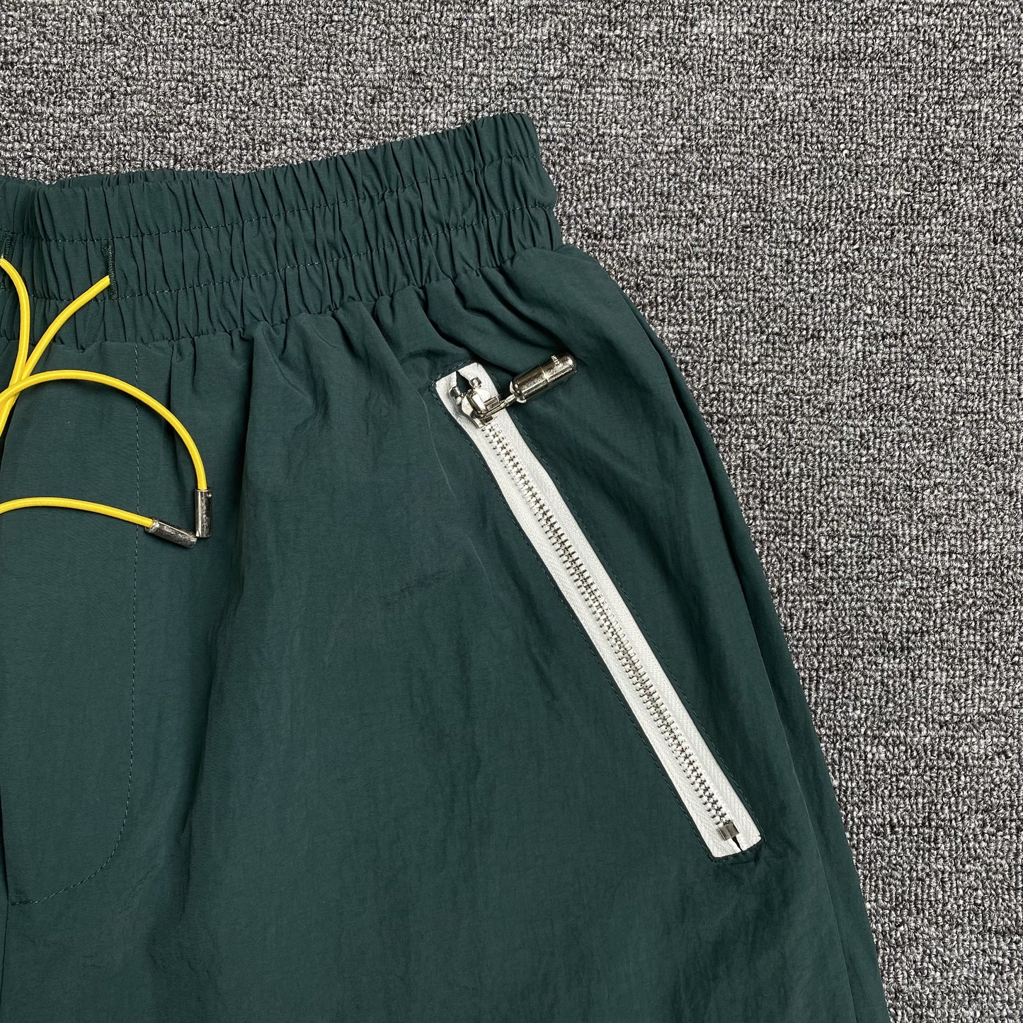 RHUDE RH LOGO SHORTS GREEN