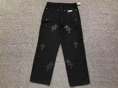 chrome-hearts-cross-patch-carpenter-pants-black-2-Drip Store Argentina