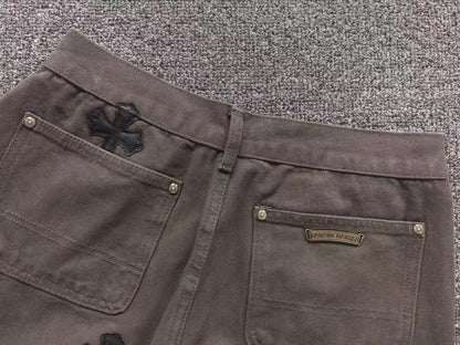 chrome-hearts-cross-patch-carpenter-pants-grey-4-Drip Store Argentina
