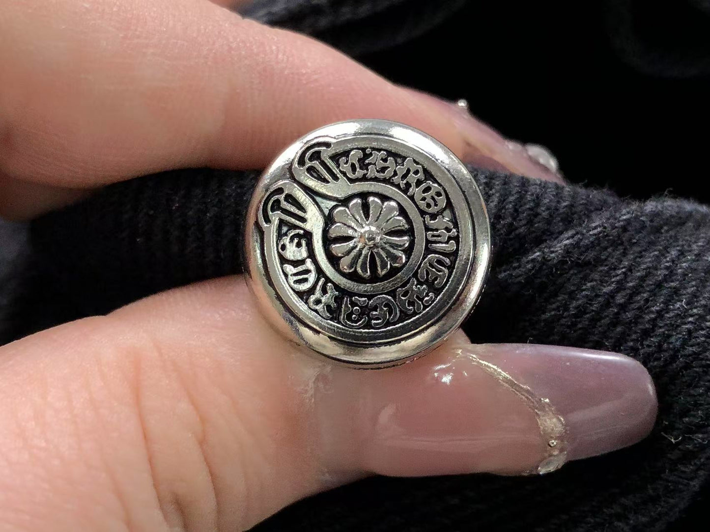 chrome-hearts-cross-patch-fleurknee-jeans-black-10-Drip Store Argentina