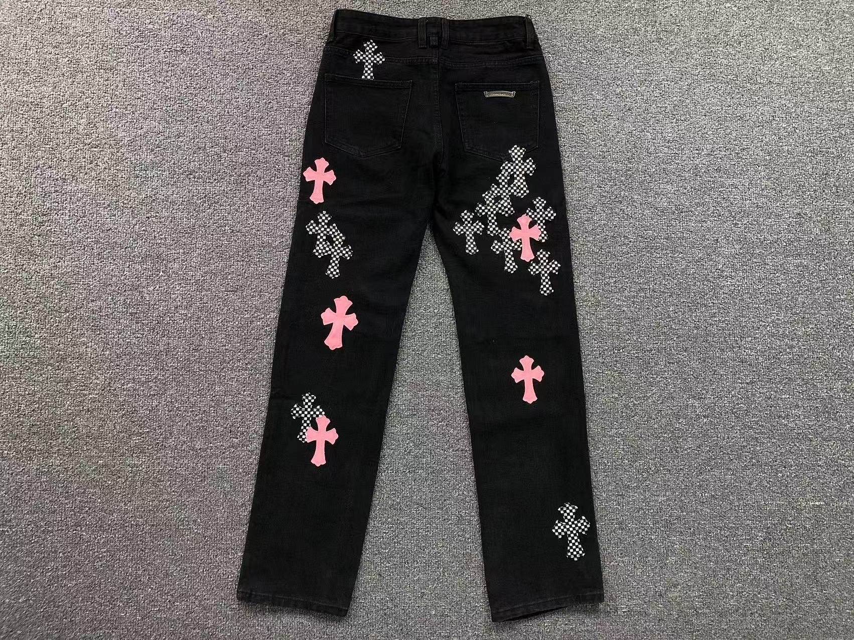 chrome-hearts-cross-patch-fleurknee-jeans-black-2-Drip Store Argentina