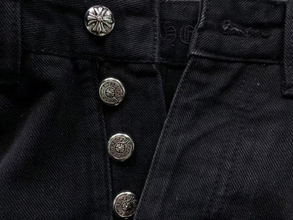 chrome-hearts-cross-patch-fleurknee-jeans-black-4-Drip Store Argentina