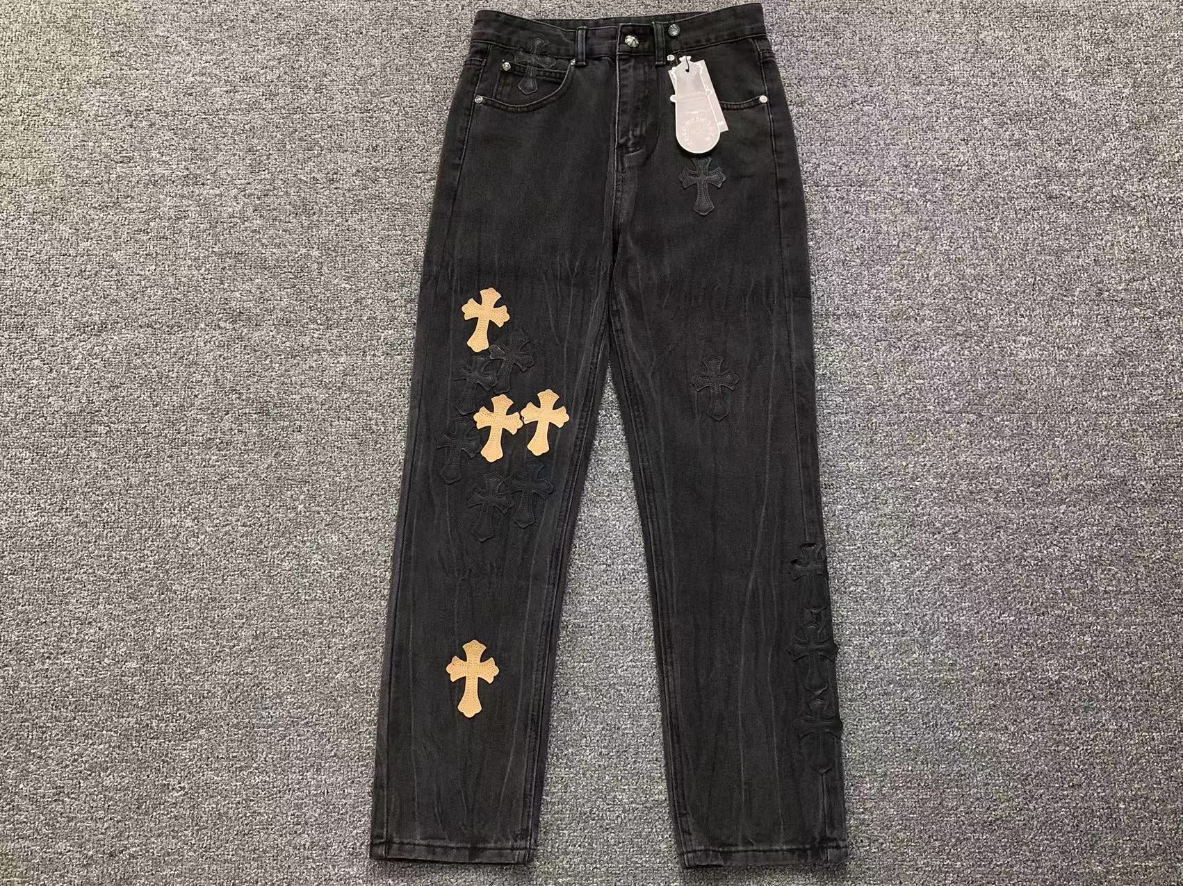 chrome-hearts-cross-patch-jeans-black_6329d885-Drip Store Argentina