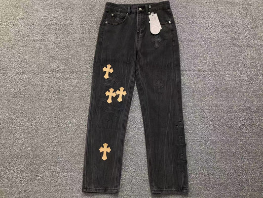 chrome-hearts-cross-patch-jeans-black_6329d885-Drip Store Argentina