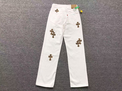 chrome-hearts-leopard-cross-patch-jeans-white-2-Drip Store Argentina