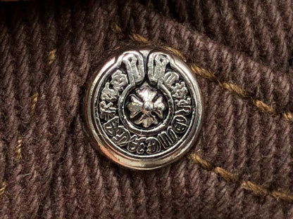 chrome-hearts-zebra-cross-patch-jeans-brown-4-Drip Store Argentina