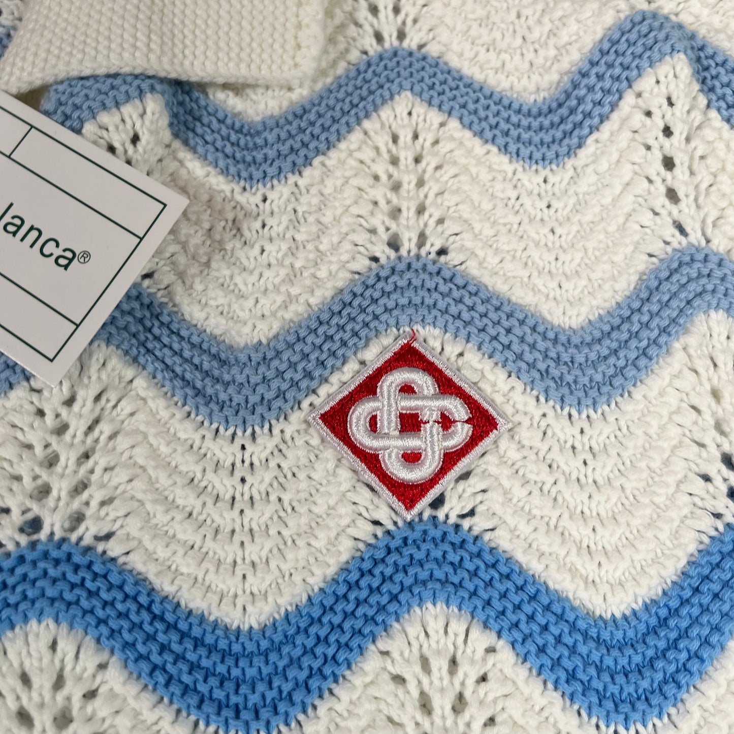 Conjunto Casablanca Crochet Azul XL