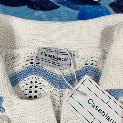 Conjunto Casablanca Crochet Azul XL