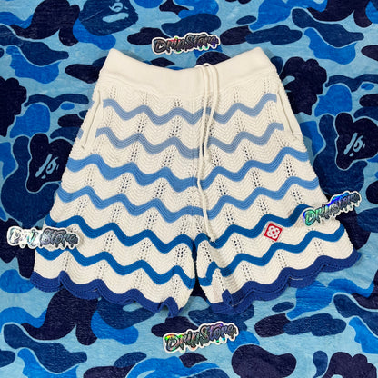 Conjunto Casablanca Crochet Azul XL