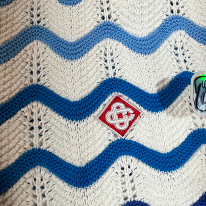 Conjunto Casablanca Crochet Azul XL