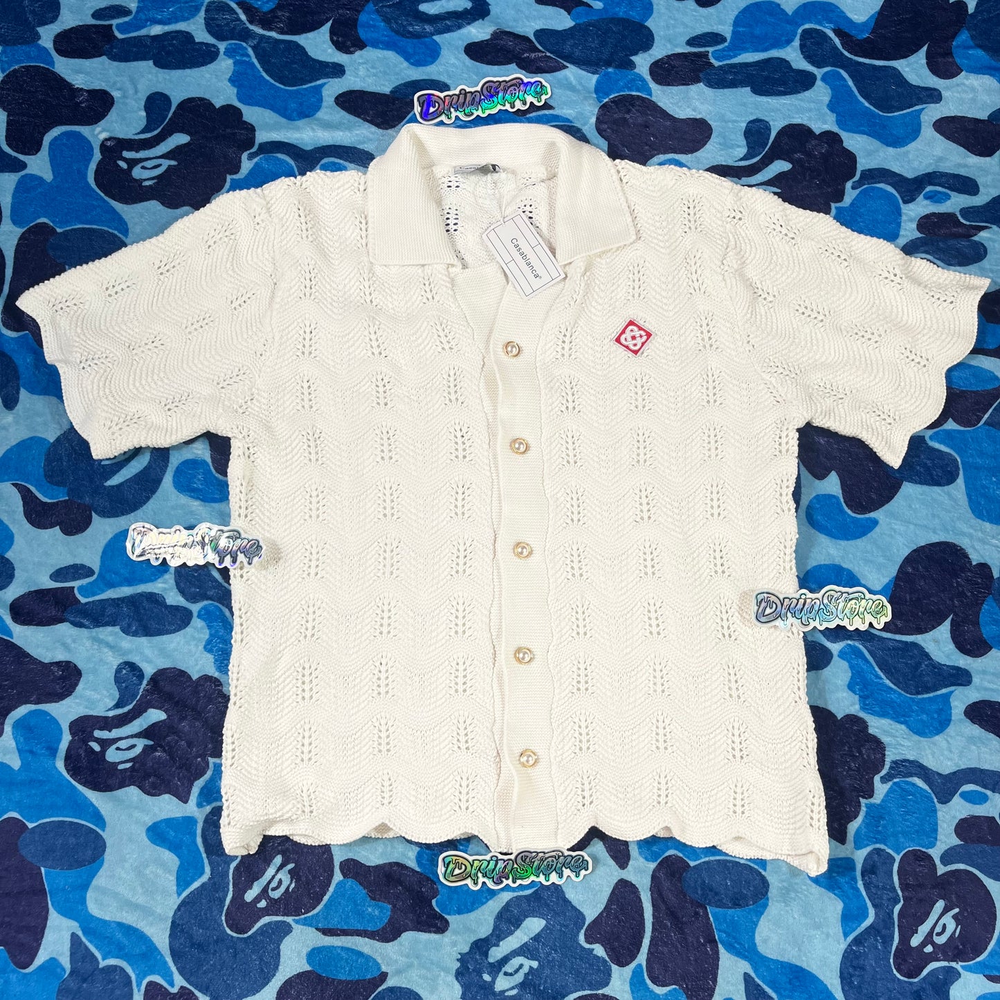 Conjunto Casablanca Crochet Blanco XXL