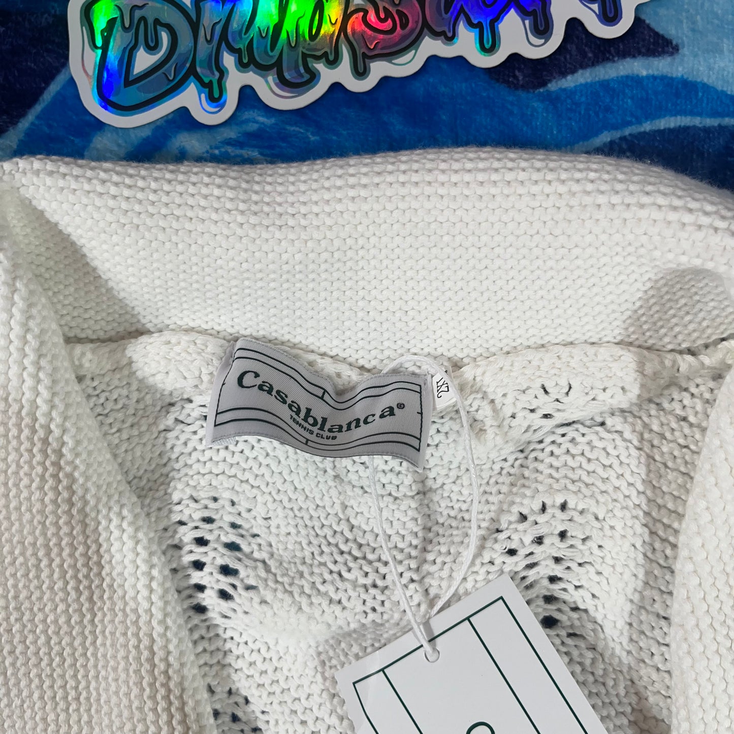 Conjunto Casablanca Crochet Blanco XXL