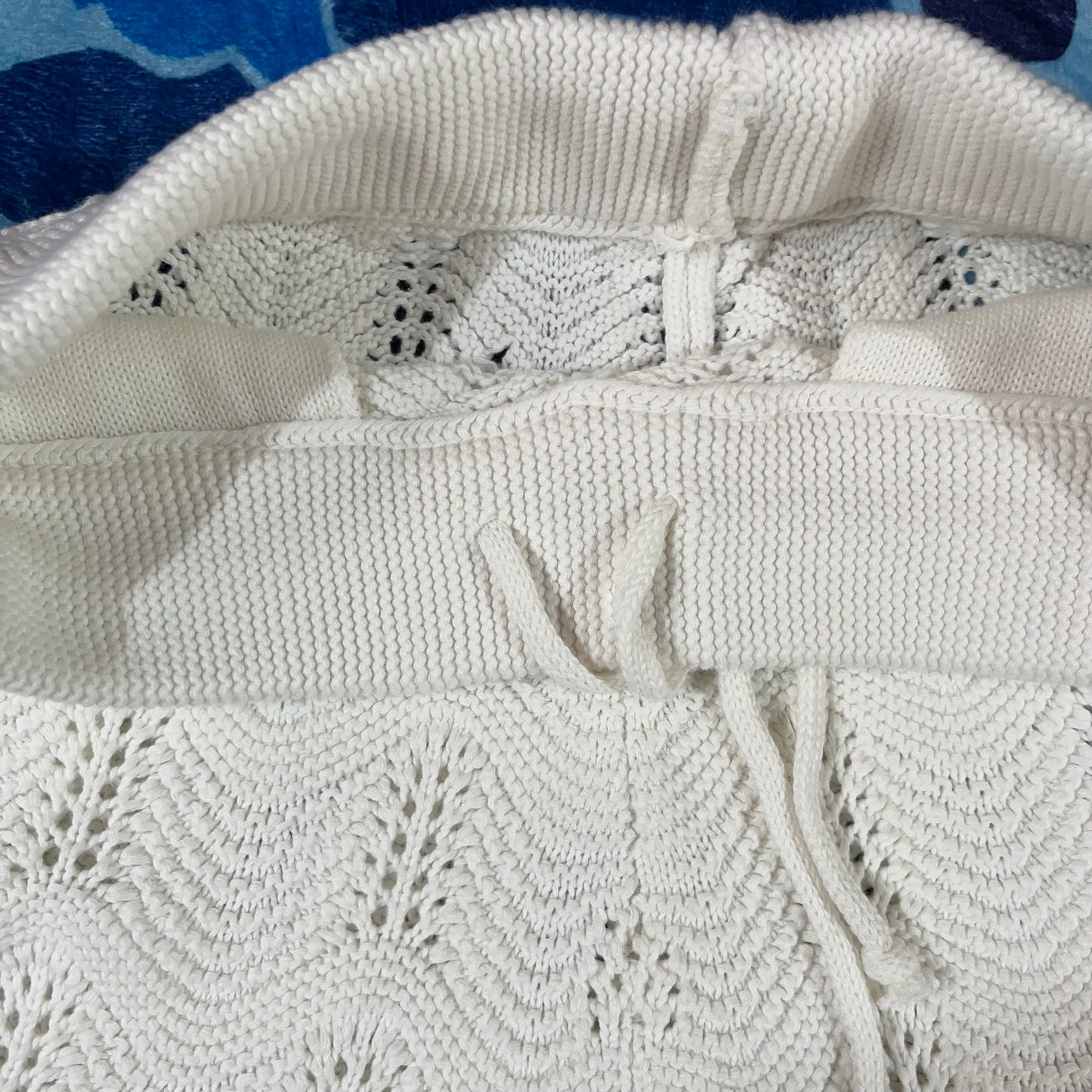 Conjunto Casablanca Crochet Blanco XXL