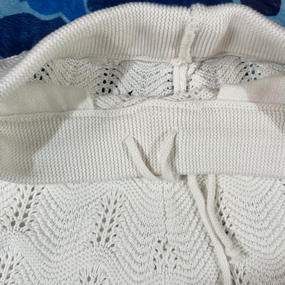 Conjunto Casablanca Crochet Blanco XXL