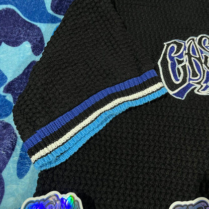 Conjunto Casablanca Crochet Negro Logo XL