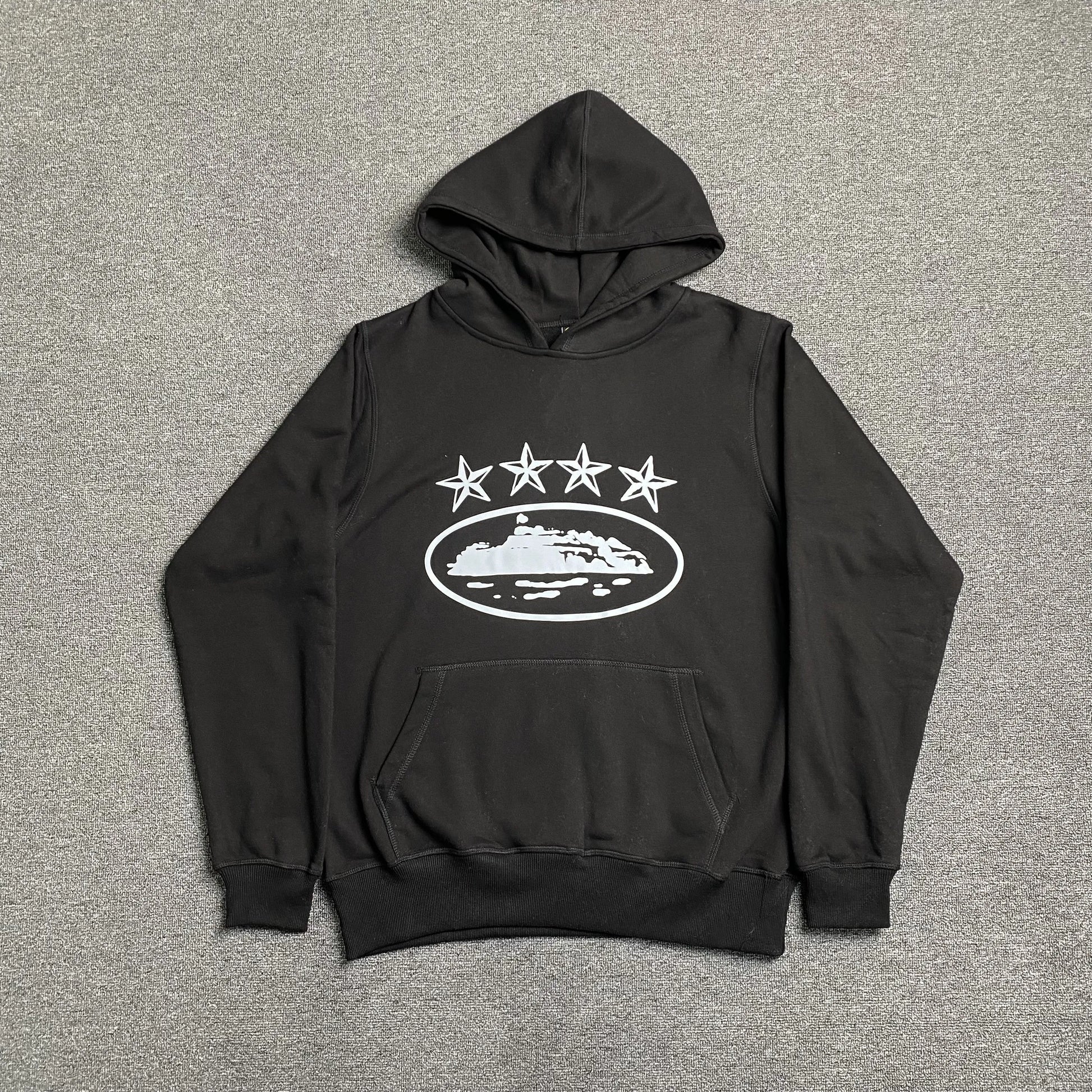 corteiz-alcatraz-4-starz-hoodie-black-Drip Store Argentina