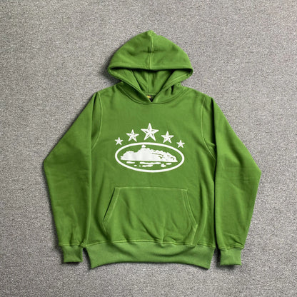corteiz-alcatraz-5-starz-hoodie-green-Drip Store Argentina