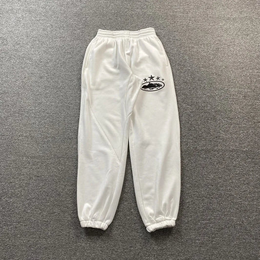 corteiz-alcatraz-5-starz-sweatpant-white-Drip Store Argentina