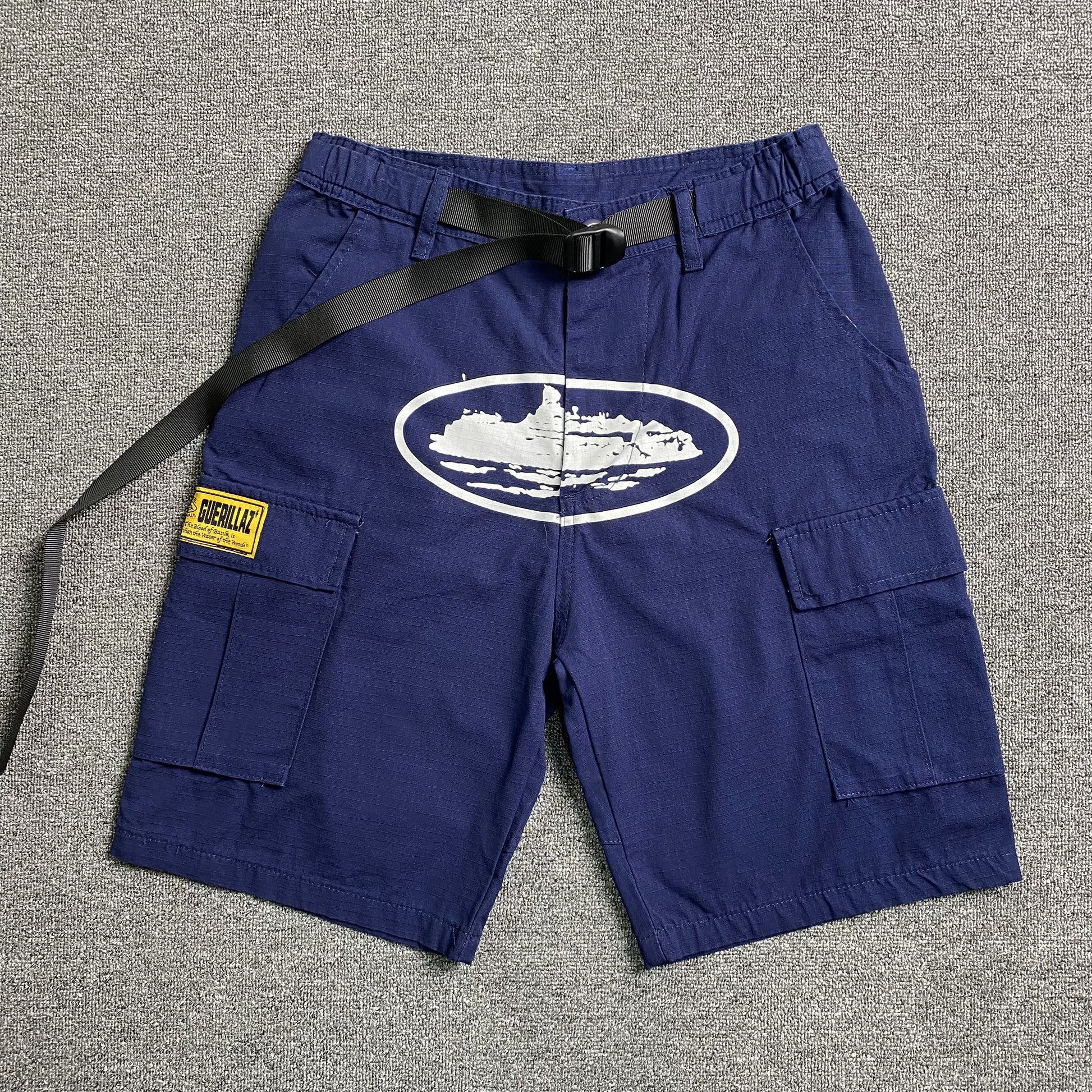 corteiz-alcatraz-cargo-shorts-blue-Drip Store Argentina