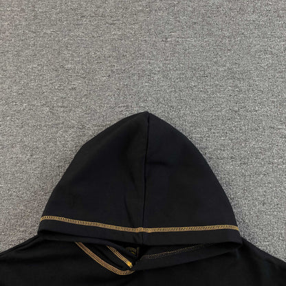 Buzo Corteiz Alcatraz Contrast Hoodie Negro