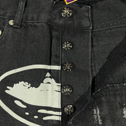 Bermuda Short Corteiz Negra M/L/XL