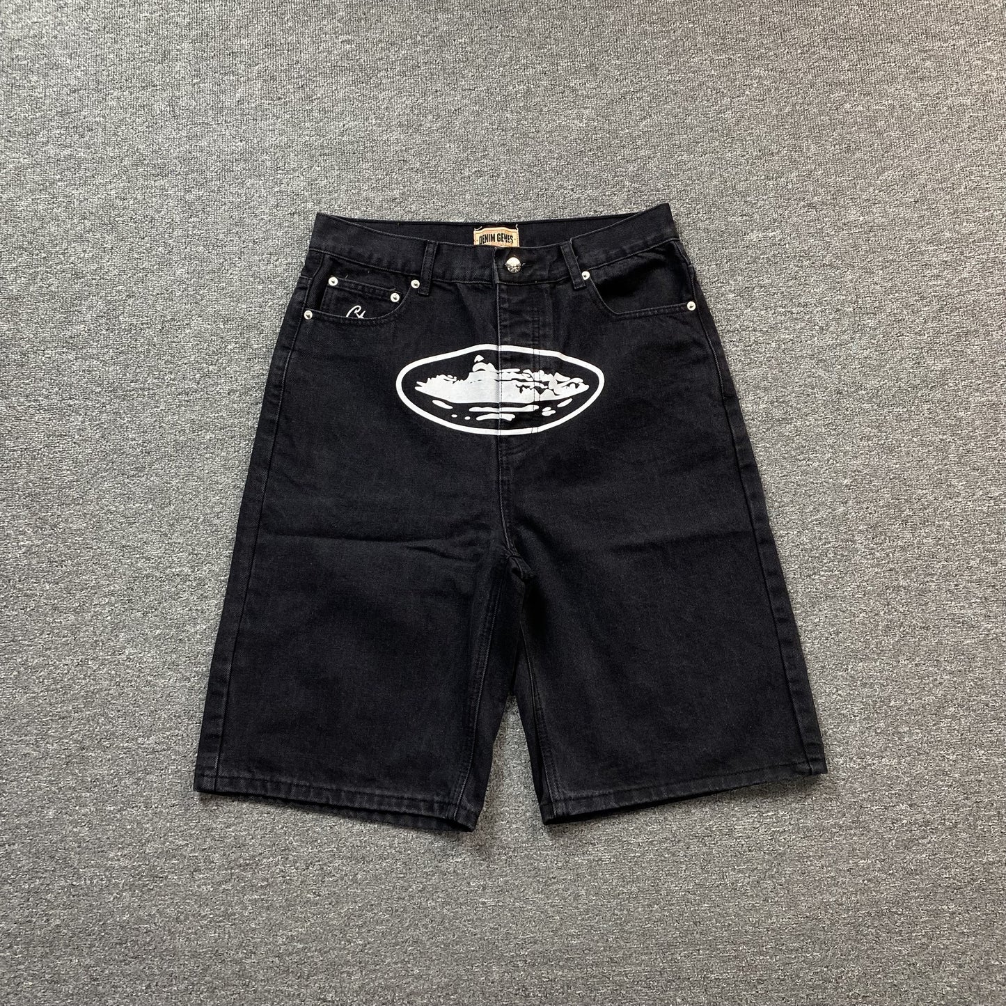 corteiz-alcatraz-denim-shorts-black-Drip Store Argentina