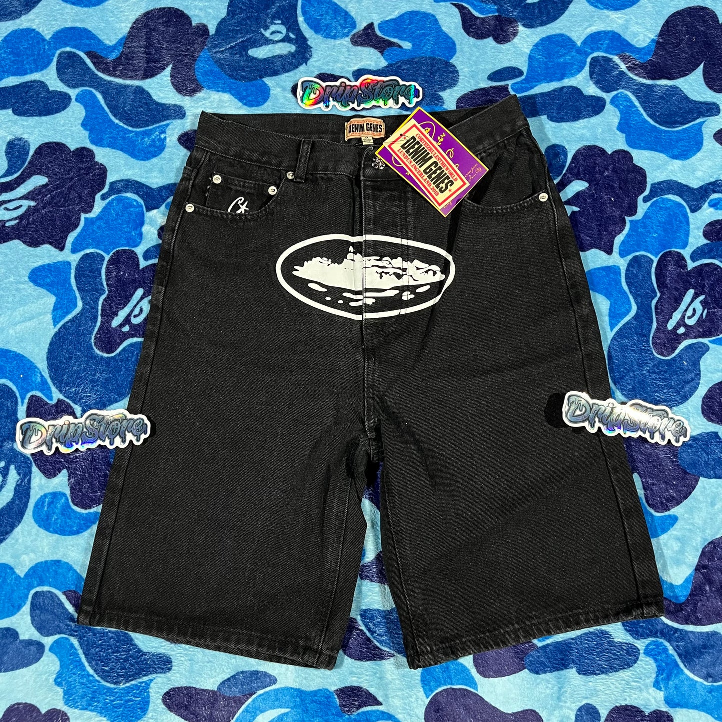 Bermuda Short Corteiz Negra M/L/XL