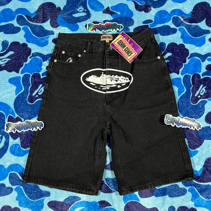 Bermuda Short Corteiz Negra M/L/XL