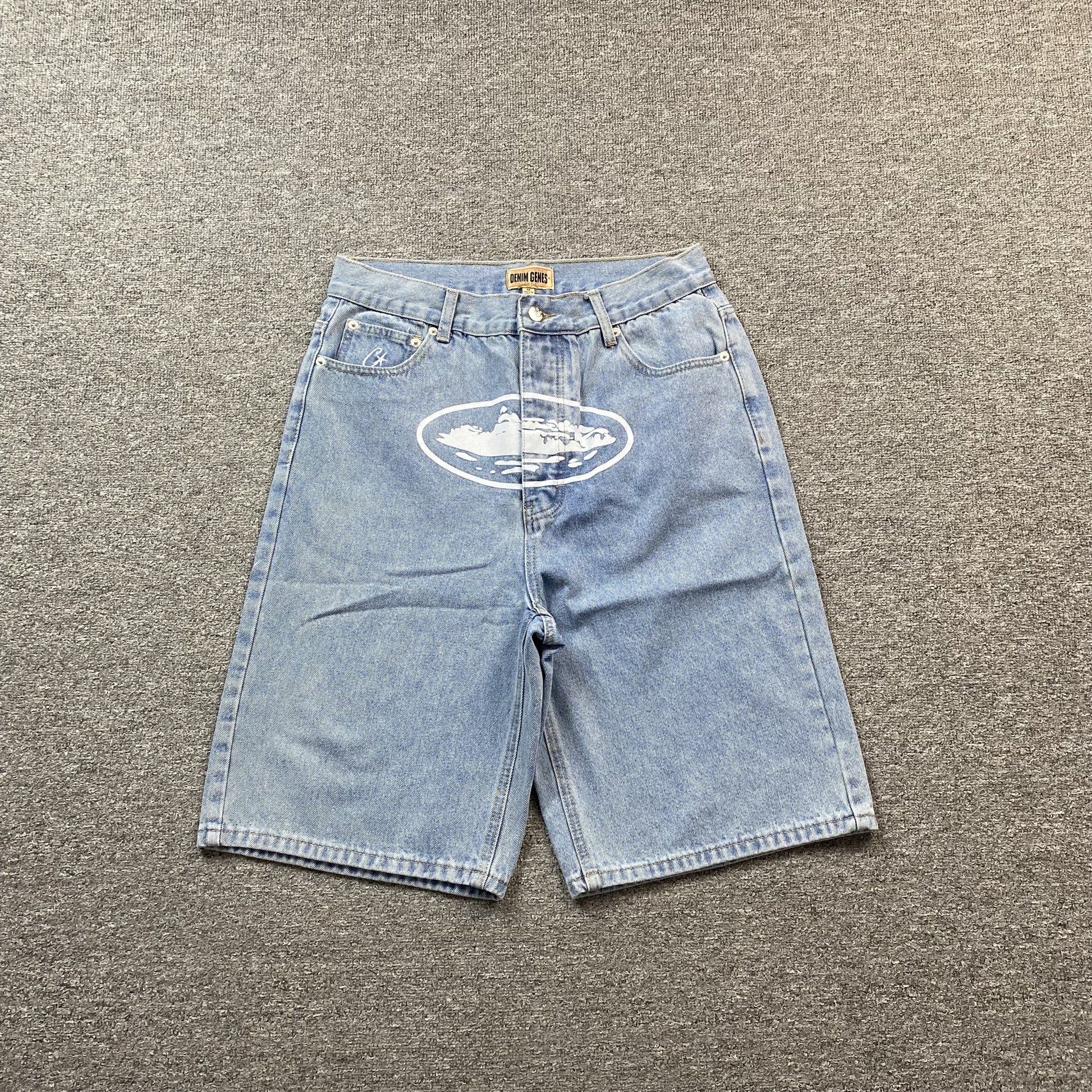 corteiz-alcatraz-denim-shorts-blue-Drip Store Argentina