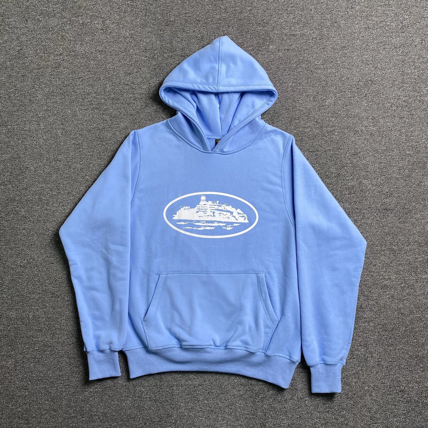 corteiz-alcatraz-hoodie-baby-blue-Drip Store Argentina