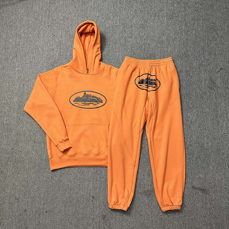Conjunto Corteiz Alcatraz Naranja