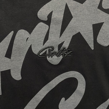 Remera Corteiz Allstarz Allover Negra