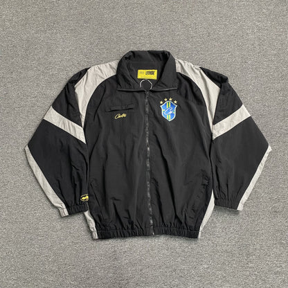 Conjunto Corteiz Brasil Olympic Shuku Negro