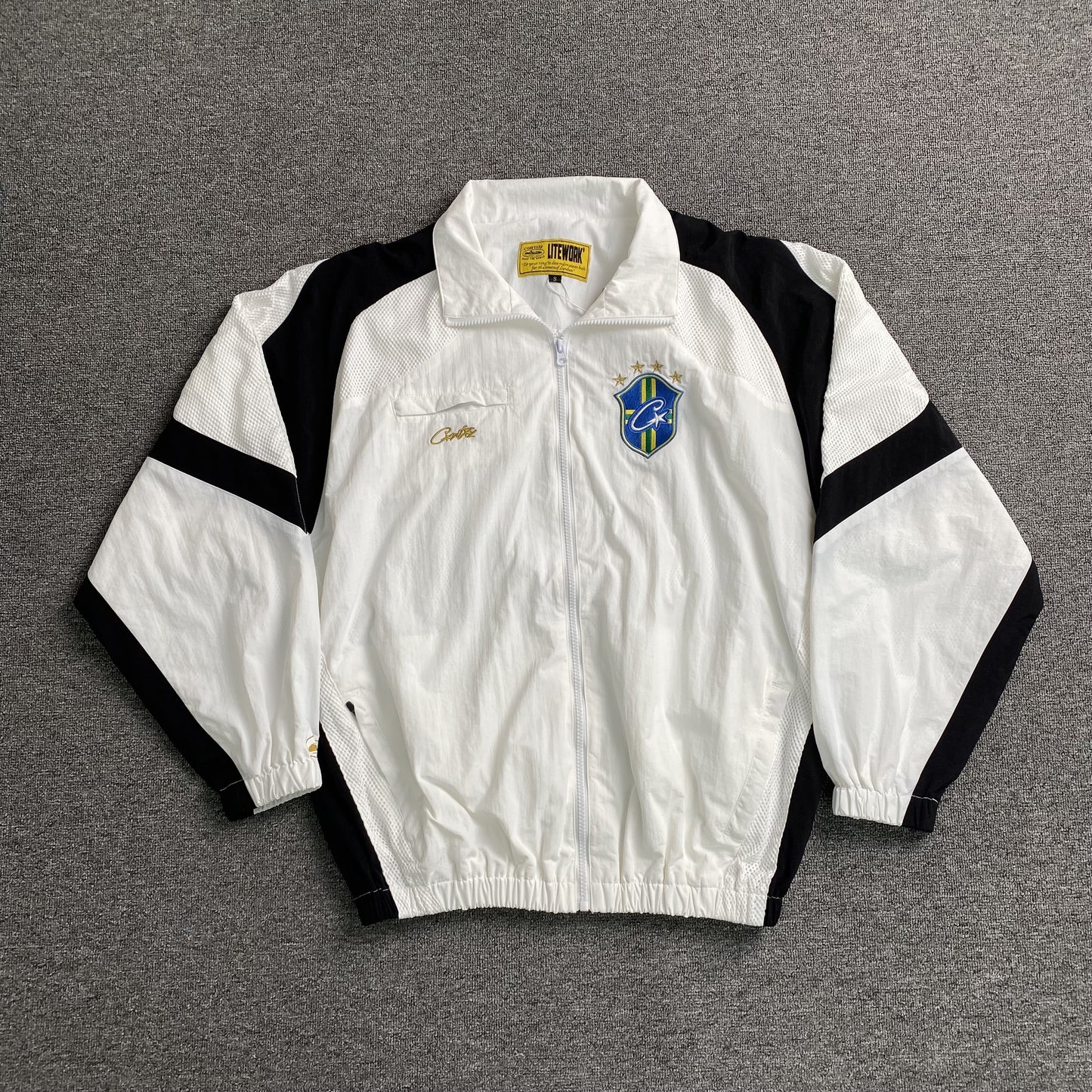 Conjunto Corteiz Brasil Olympic Shuku Blanco